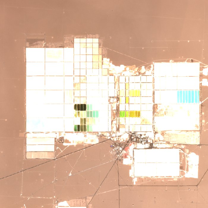Satellite picture of Salar de Atacama