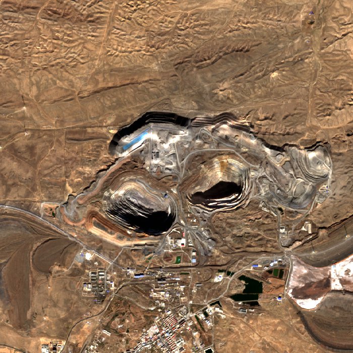 Satellite picture of Bayan Obo