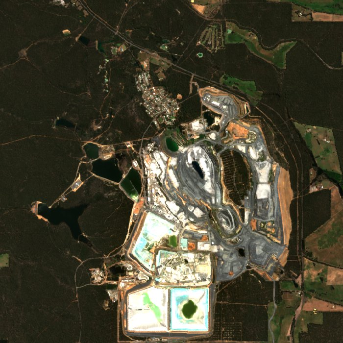 Satellite picture of Greenbushes