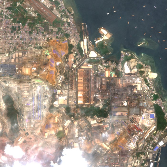 Satellite picture of IMIP Morowali