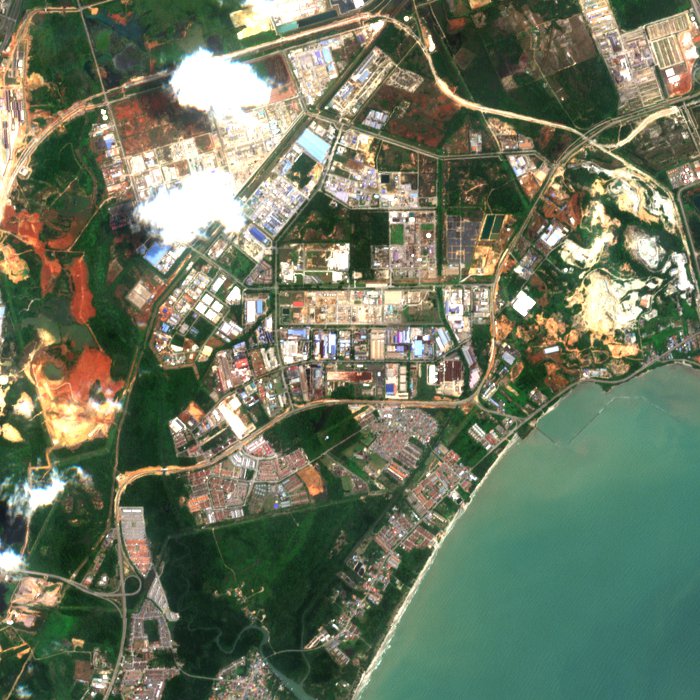 Satellite picture of Lynas Advanced Materials Plant
