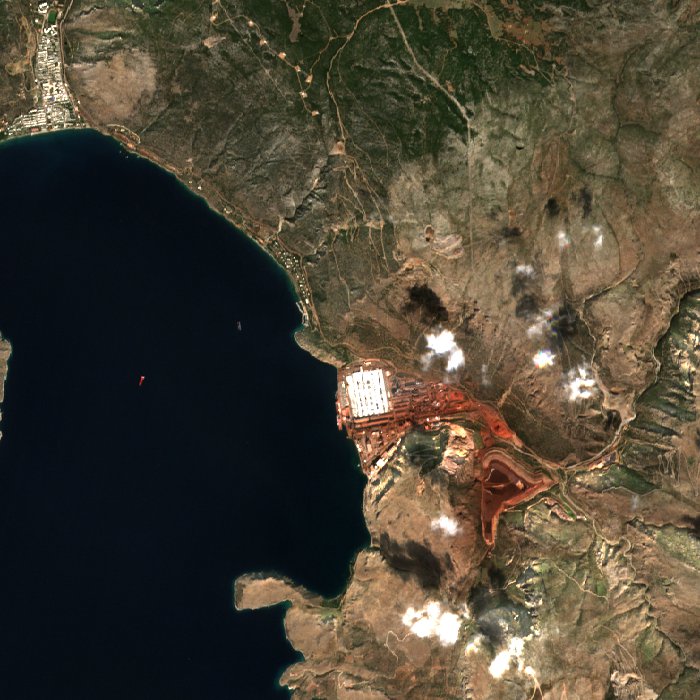 Satellite picture of Metlen gallium project