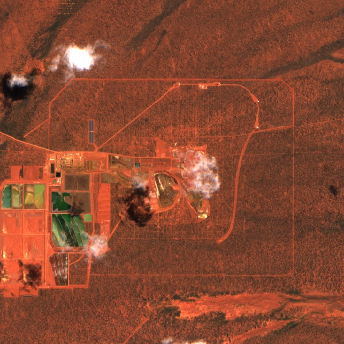 Satellite picture of Mount Weld