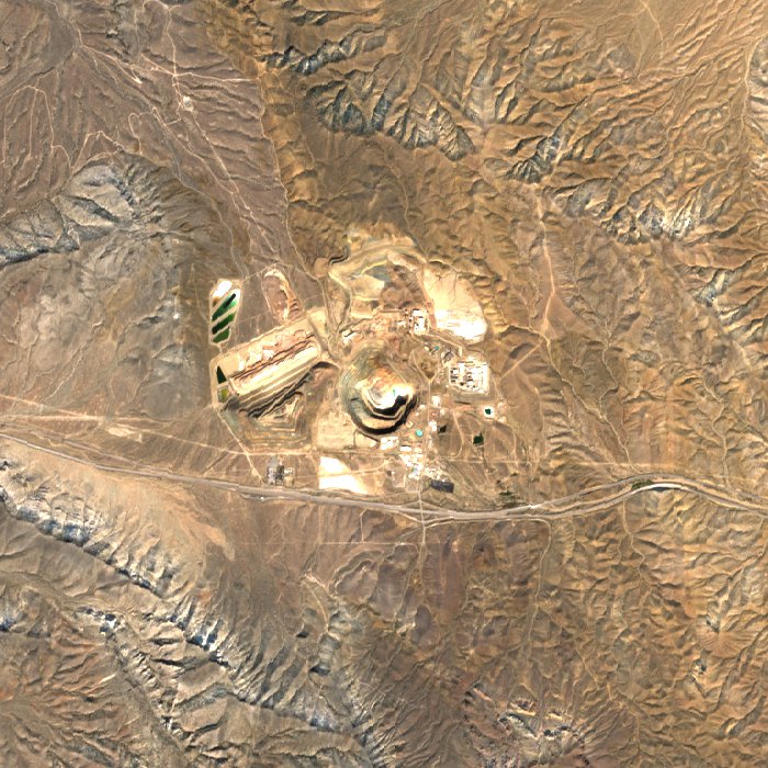 Satellite picture of Mountain Pass