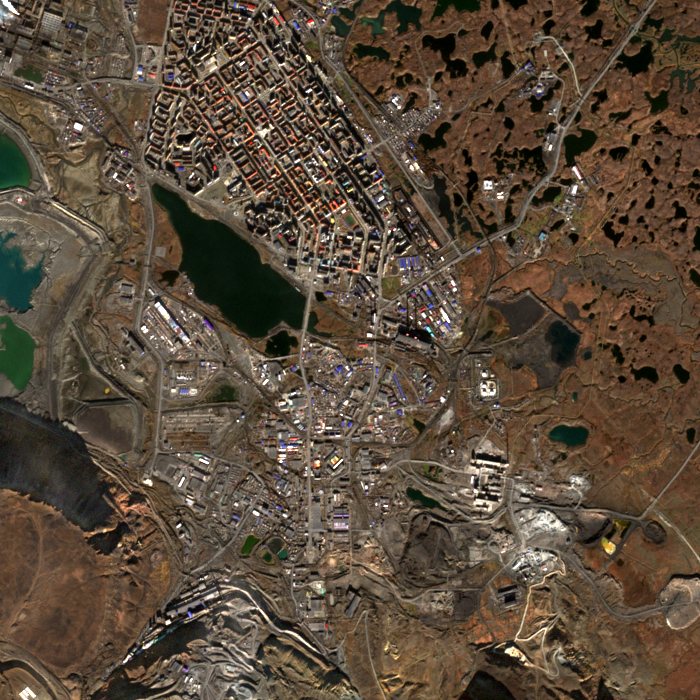 Satellite picture of Norilsk