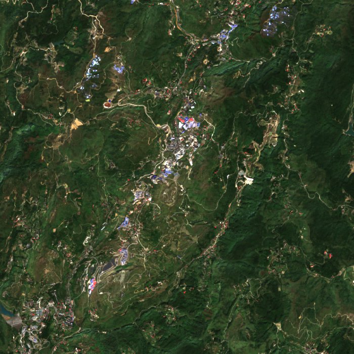 Satellite picture of Xikuangshan
